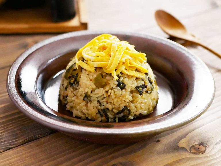 高菜めし風釜飯