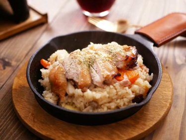 ローストチキン釜飯